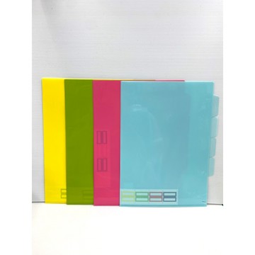 ✨星星文具✨DATABANK 三田 A4 四層文件夾 L型夾 L夾 多層資料夾 附索引貼 單售 E-310A