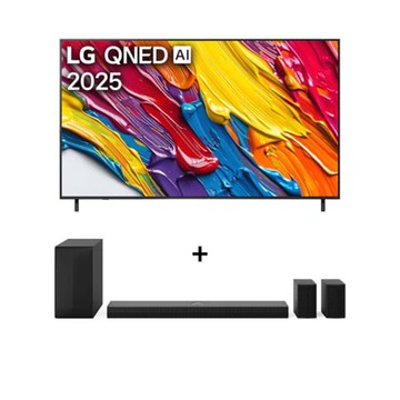 75 吋 QNED AI 4K 智慧顯示器家庭劇院組｜75QNED82+S70TR - 75QNED82.S70TR