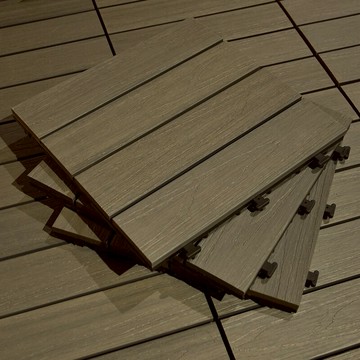 紫葉共擠塑木地板戶外花園露臺庭院陽臺室內室外拼接家用木塑板