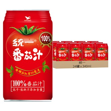 統一 蕃茄汁  340ml  24罐