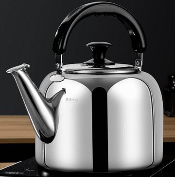 304不鏽鋼加厚鳴笛大容量燒水壺燃氣竈家用水壺煤氣竈電磁爐3l