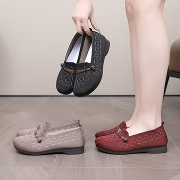 【韓國K.W.】Y8047韓國新品簡約美學厚底好穿休閒鞋(休閒鞋/涼鞋/娃娃鞋/莫卡辛/樂福鞋)