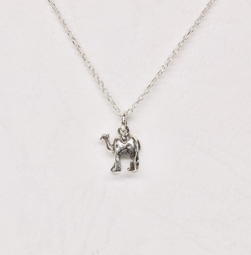 二毛銀【動物系列─迷你駱駝-項鍊】銀