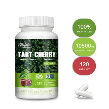酸櫻桃10500毫克，來自 1,050毫克 10:1 提物，60/120粒膠囊