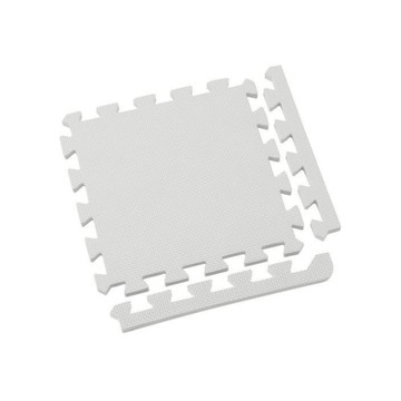 特力屋 EVA巧拼防護地墊 淺灰 32x32x2cm 8入