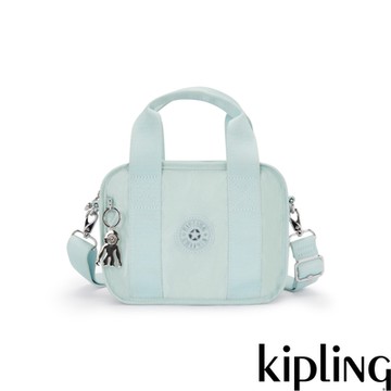 Kipling 冰河藍輕巧手提斜背兩用包-NADALE