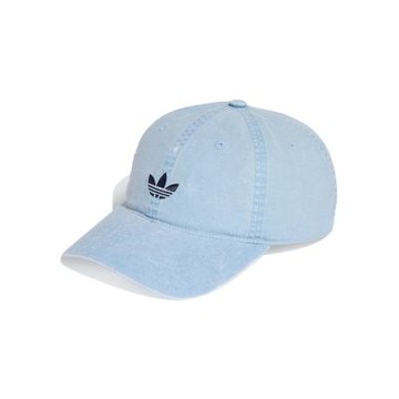 Adidas Baseball Cap 淺藍色 水洗 三葉草 棒球帽 老帽 運動 休閒 帽子 KE0855