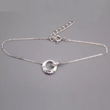 925純銀手鍊 手環-永恆愛戀非凡質感七夕情人節禮物女飾品73dp200【獨家進口】【米蘭精品】