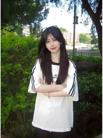 【當天出貨！】韓系條紋短袖 夏季潮流衣服 美式短袖 加大碼寬鬆上衣 下半身失蹤 女tee T恤 男女同款 純棉短袖 棉t