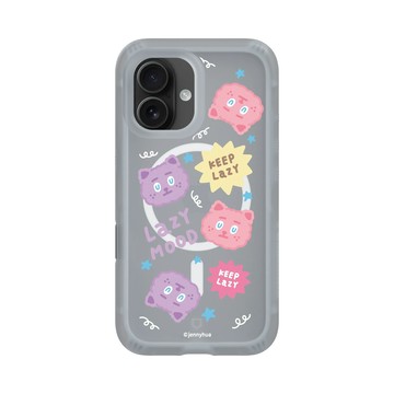 iPhone 16 AirX 流變灰 - 煎妮花 JENNYHUA - 懶洋洋雪莉熊