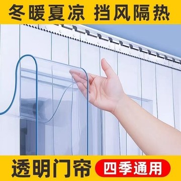 【可開統編/訂製】防冷氣門簾 透明小片式空調簾 外門擋風隔斷簾 防冷氣外泄 四季可用 享免運
