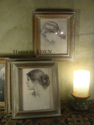 【EDEN】Vintage復古懷舊意大利鄉村做舊粗獷仿古舊木畫框/相框1入