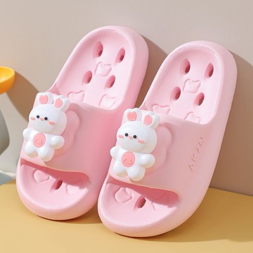 ❤️AL❤️ 兒童拖鞋 女童拖鞋 小孩涼拖鞋 拖鞋兒童洗澡男女寶寶中小童小孩一字拖休閒居家外穿防滑鏤空涼拖