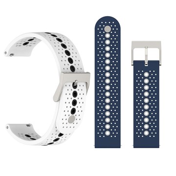 【運動矽膠錶帶】三星 Galaxy Watch5 40mm R900 R905 錶帶寬度20mm 雙色 透氣 腕帶