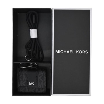 MICHAEL KORS GIFTING PVC AirPods Pro耳機掛繩保護套禮盒-黑_廠商直送