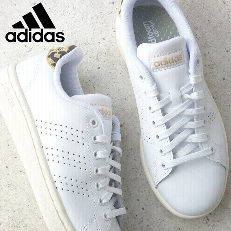 アディダス Adidas レディース スニーカー アドバンコート レザー W ローカット フットウェアホワイト 白 Fy9101 通販 Lineポイント最大0 5 Get Lineショッピング