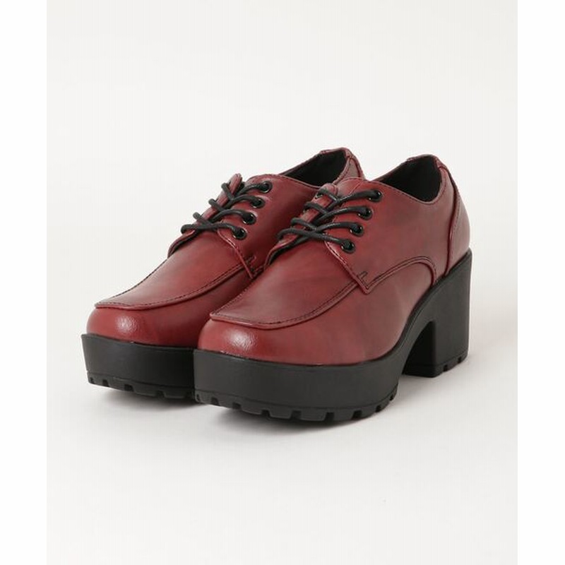 Chumchum Yosuke ヨースケ 厚底レースアップシューズ Women シューズ パンプス 通販 Lineポイント最大get Lineショッピング