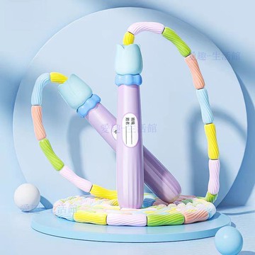 💖臺灣-熱賣💖兒童跳繩竹節一年級小學生幼兒園初學者專用初學調節大班小孩繩子5yu6