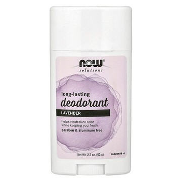 NOW Foods, Solutions 長效淨味棒，清新薰衣花草味，2.2 盎司（62 克）