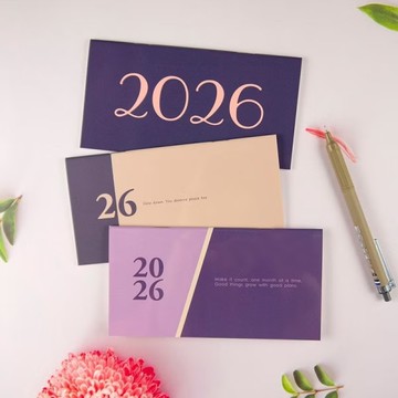 綠的事務conifer 2026年 輕巧月計畫本 48K-溫潤/初光/慢慢/步調/光景/慢行/心念/簡語/記錄/生活