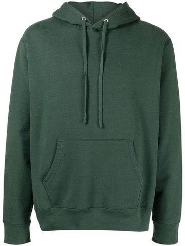 Suicoke - drawstring pullover hoodie - unisex - Cotton - XXL - Green