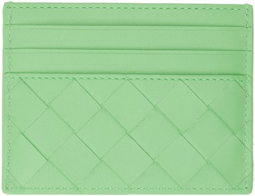 Bottega Veneta 绿色 Intrecciato 卡包