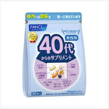 Supplement for men in their 40s and up, 15-30 day supply, 30 packets (7 tablets per packet)