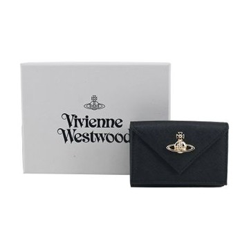 Vivienne Westwood  Envelope防刮信封式三折錢包-黑