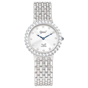 【Ogival 愛其華】冷翡翠系列 尊爵晶鑽男錶 (3811DGW) 銀色