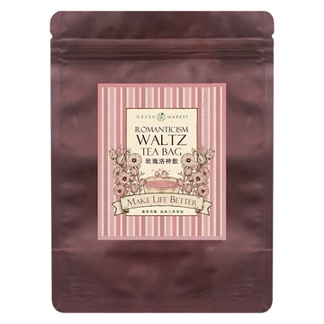 GreenMarket 菓青市集 洛神玫瑰花茶三角茶包 天然花草 無咖啡因  2.5g  10個  1包