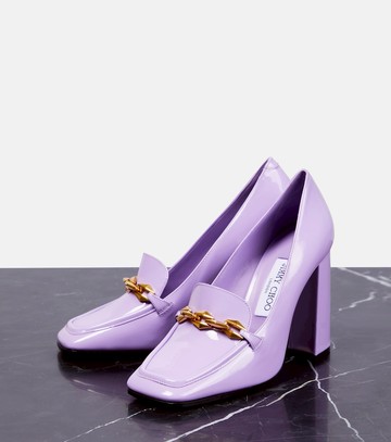 Jimmy Choo Diamond Tilda 100 patent leather pumps