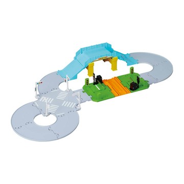TOMICA 多美 TM新城鎮 陸橋平交道  Multicolor  1個