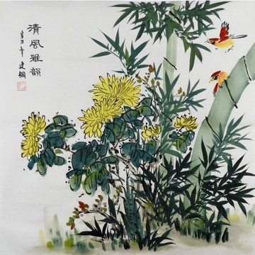 純手繪字畫中式客廳辦公室裝飾畫李建鋼四尺斗方寫意國畫花鳥畫GG