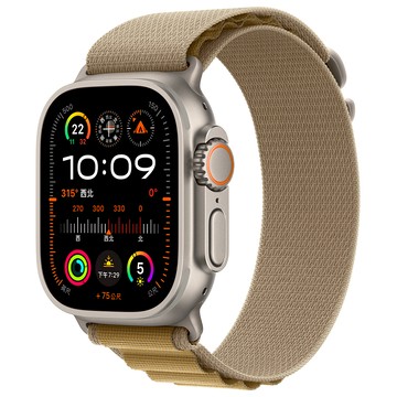 Apple Watch Ultra 2 配M高山錶環 MX4F3TA/A 原廠保固  鈦金屬原色  49mm  GPS + Cellular