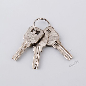 可開發票 月牙原子掛鎖防盜純銅鎖芯家用小鎖頭通開鎖具一把鑰匙開多把鎖子 1014