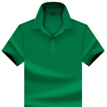 【新款熱賣】純色輕奢polo衫男士夏新款翻領輕商務短袖T恤休閑素裝上衣保羅衫a