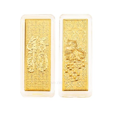 金虎爺-神明金條發財金1g