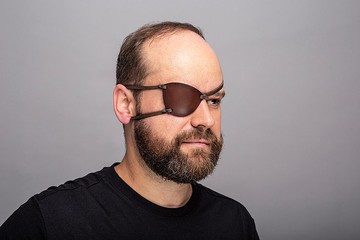 金屬齒輪實心眼罩，皮革眼罩，人眼罩，蛇眼罩，