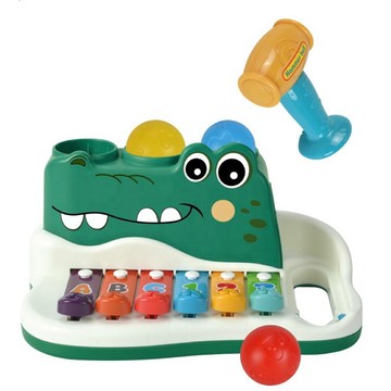 媽媽買 鱷魚小錘琴 鱷魚小敲琴 敲擊玩具 幼兒玩具 益智玩具