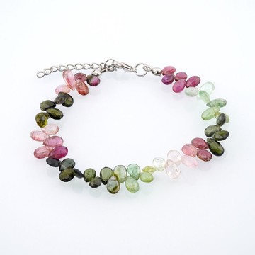 寶麗金珠寶-天然彩色碧璽手鍊
