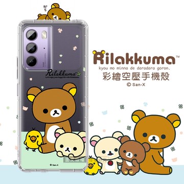 SAN-X授權 拉拉熊 HTC U23 彩繪空壓手機殼(淺綠休閒)