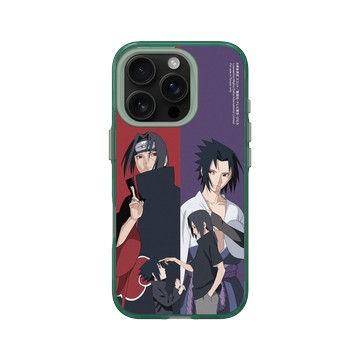 iPhone 16 Pro Clear 憂墨綠 - 火影忍者 Naruto - 佐助&鼬