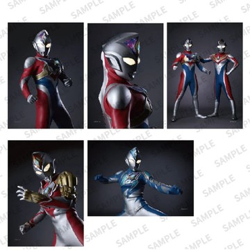 超人力霸王 收藏卡 德卡款 (共5張)