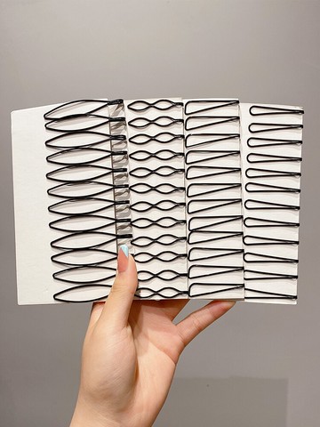 黑色成人發夾女側邊劉海一字夾后腦勺網紅發卡碎夾子頭飾網紅卡子