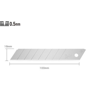 OLFA LBB-10 大型超銳黑刃美工刀片 (日本包裝商品型號LBB10K) (NOD)