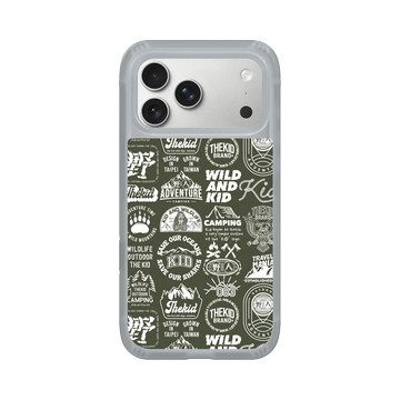 iPhone 17 Pro Max AirX 流變灰 - KID - Outdoor滿版圖騰