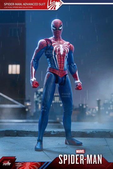 中動 蜘蛛人 高級戰衣 7吋可動人偶