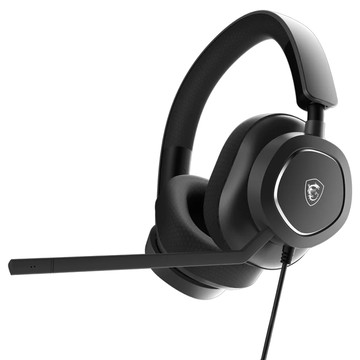 msi 微星 耳罩式電競耳機 可旋轉耳罩 可拆式麥克風 線控  MS-8ZC8  Black
