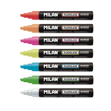 MILAN玻璃彩繪擦擦筆(7色組)