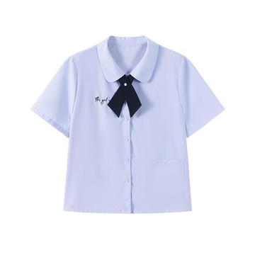 希醬歐尼 畢業季學院風大碼泰國高中校服jk制服襯衣半身裙女套裝